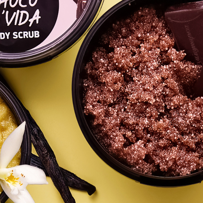 beauty jar yummy choco la’vida smoothing body scrub