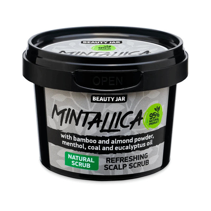 beauty jar mintallica refreshing scalp scrub 100g