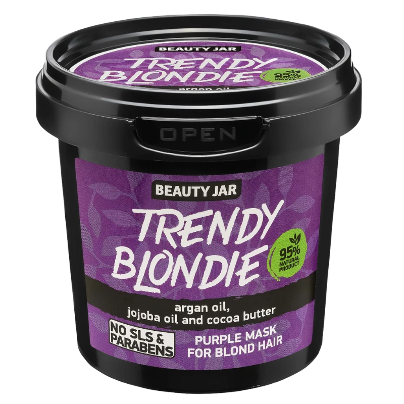 beauty jar trendy blondie purple mask for blond hair 150ml