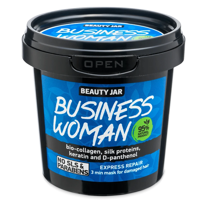 beauty jar business woman 3 min mask for damaged hair 135g