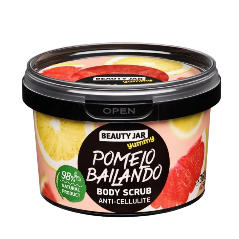 beauty jar yummy pomelo bailando anti cellulite body scrub 360g