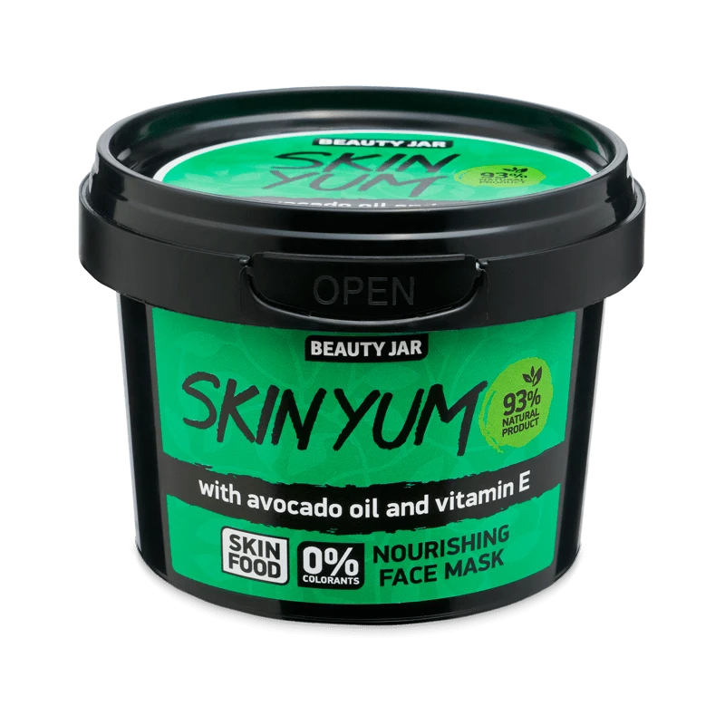 beauty jar skin yum nourishing face mask 100g