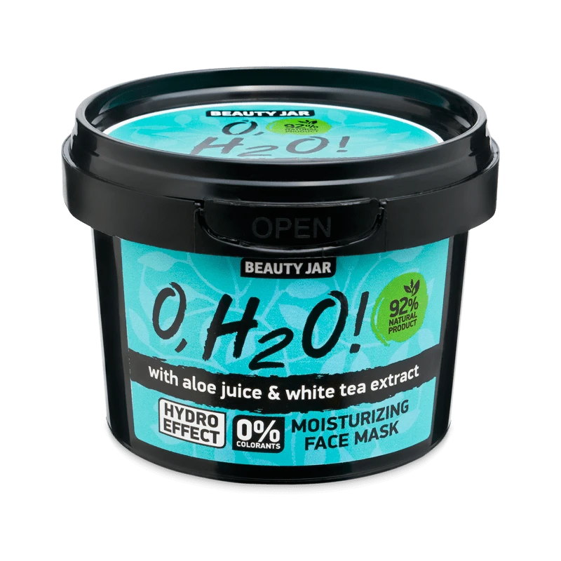 beauty jar o, h2o! moisturizing face mask 100g