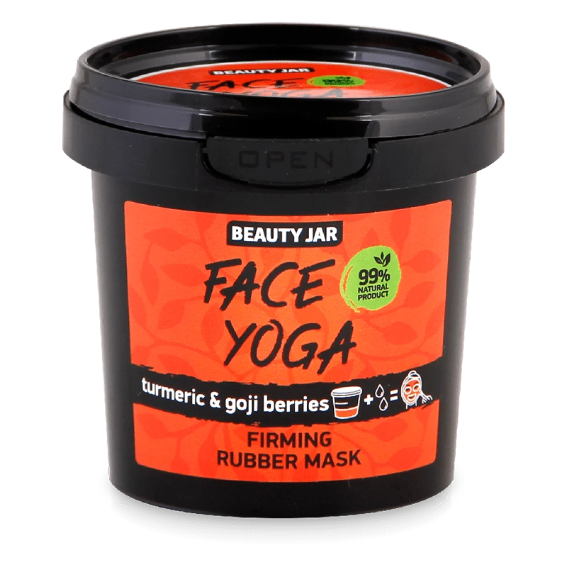 beauty jar face yoga firming rubber mask 20g