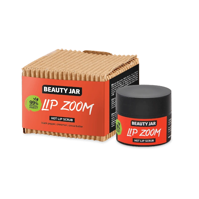 beauty jar lip zoom hot lip scrub 15ml