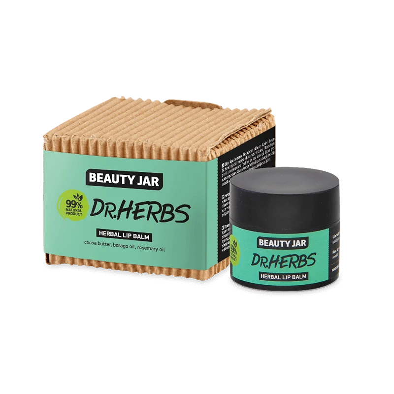 beauty jar dr.herbs herbal lip balm 15ml