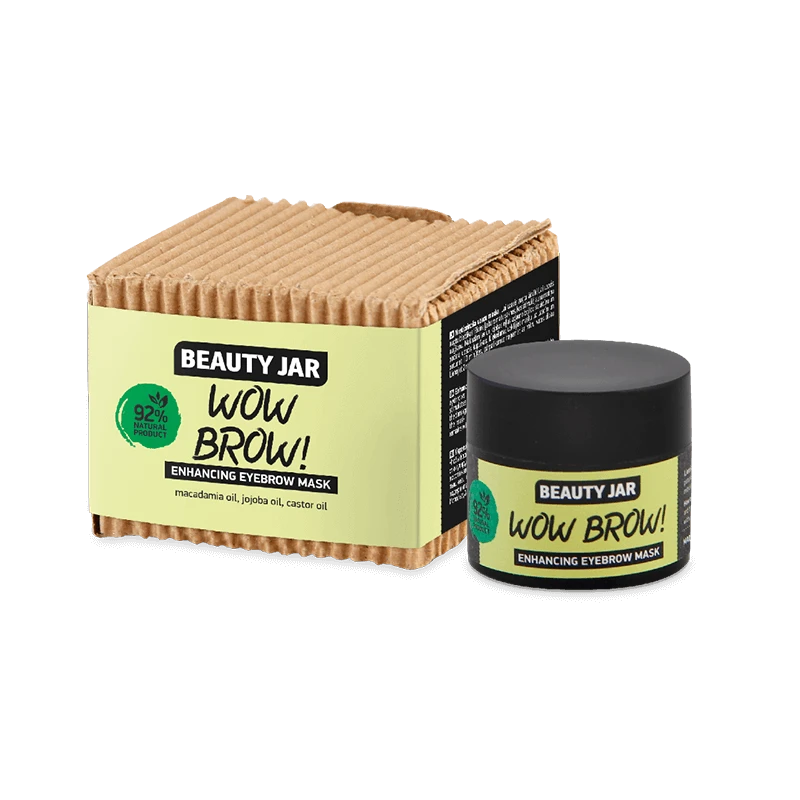 beauty jar wow brow! enhancing eyebrow mask 15ml