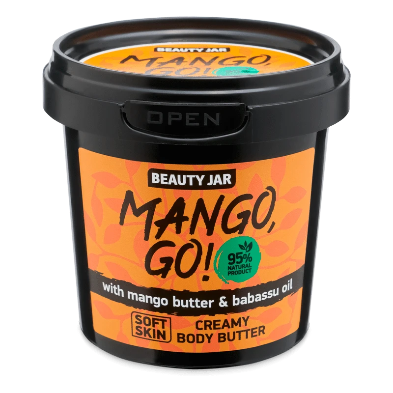 beauty jar mango, go! creamy body butter 135g