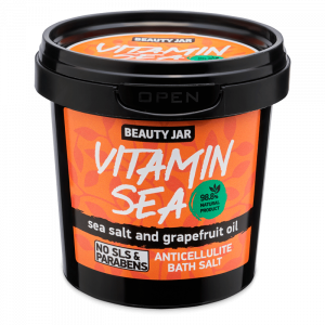 beauty jar vitamin sea anticellulite bath salt 200g