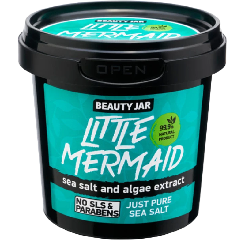 beauty jar little mermaid just pure sea salt 200g
