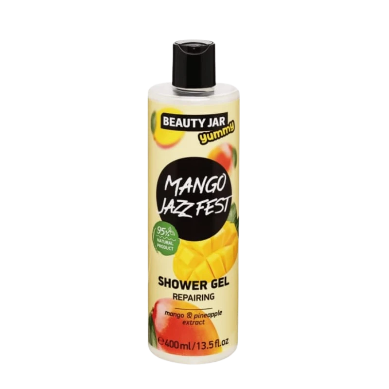beauty jar yummy mango jazz fest repairing shower gel 400ml