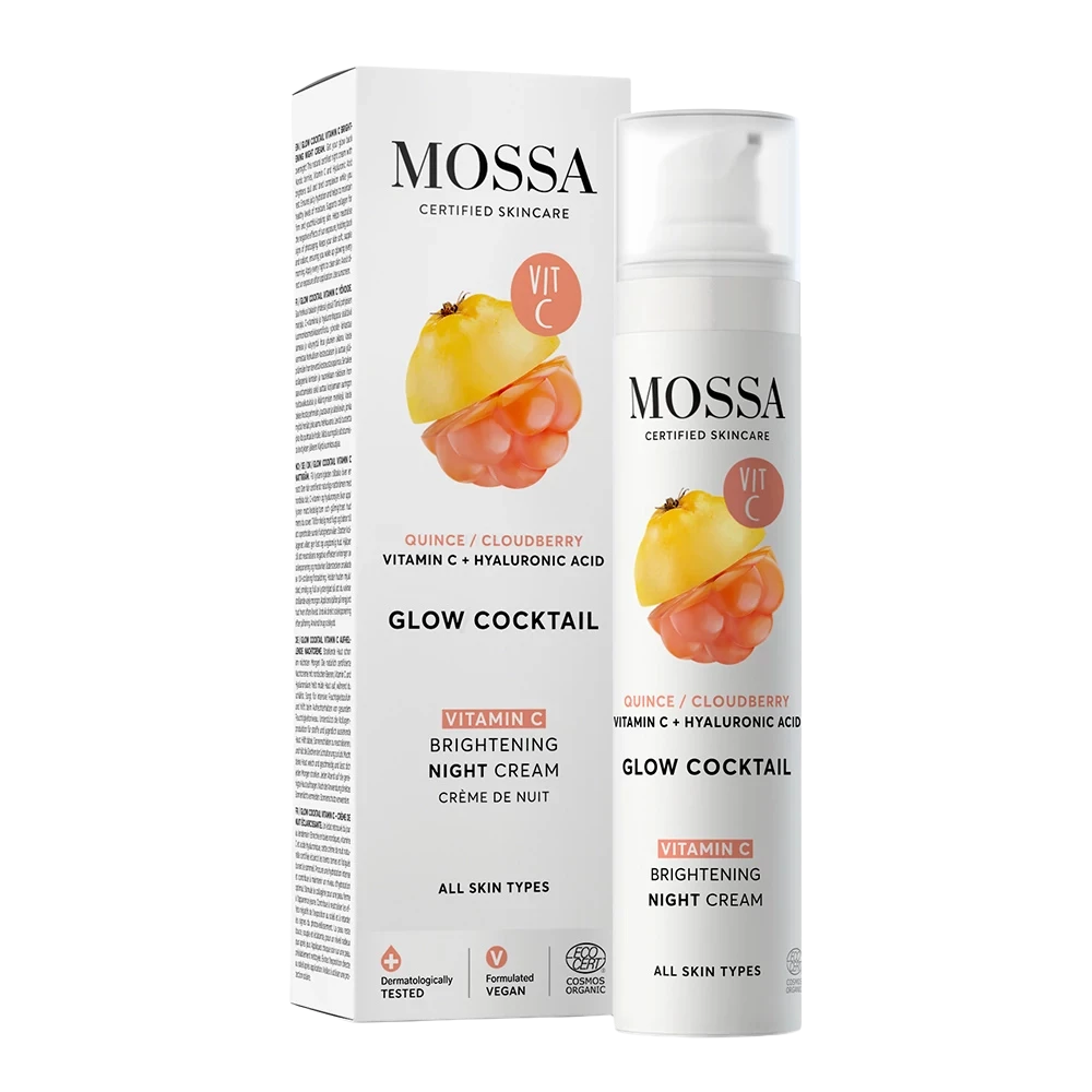 mossa glow cocktail vitamin c brightening night cream 50ml