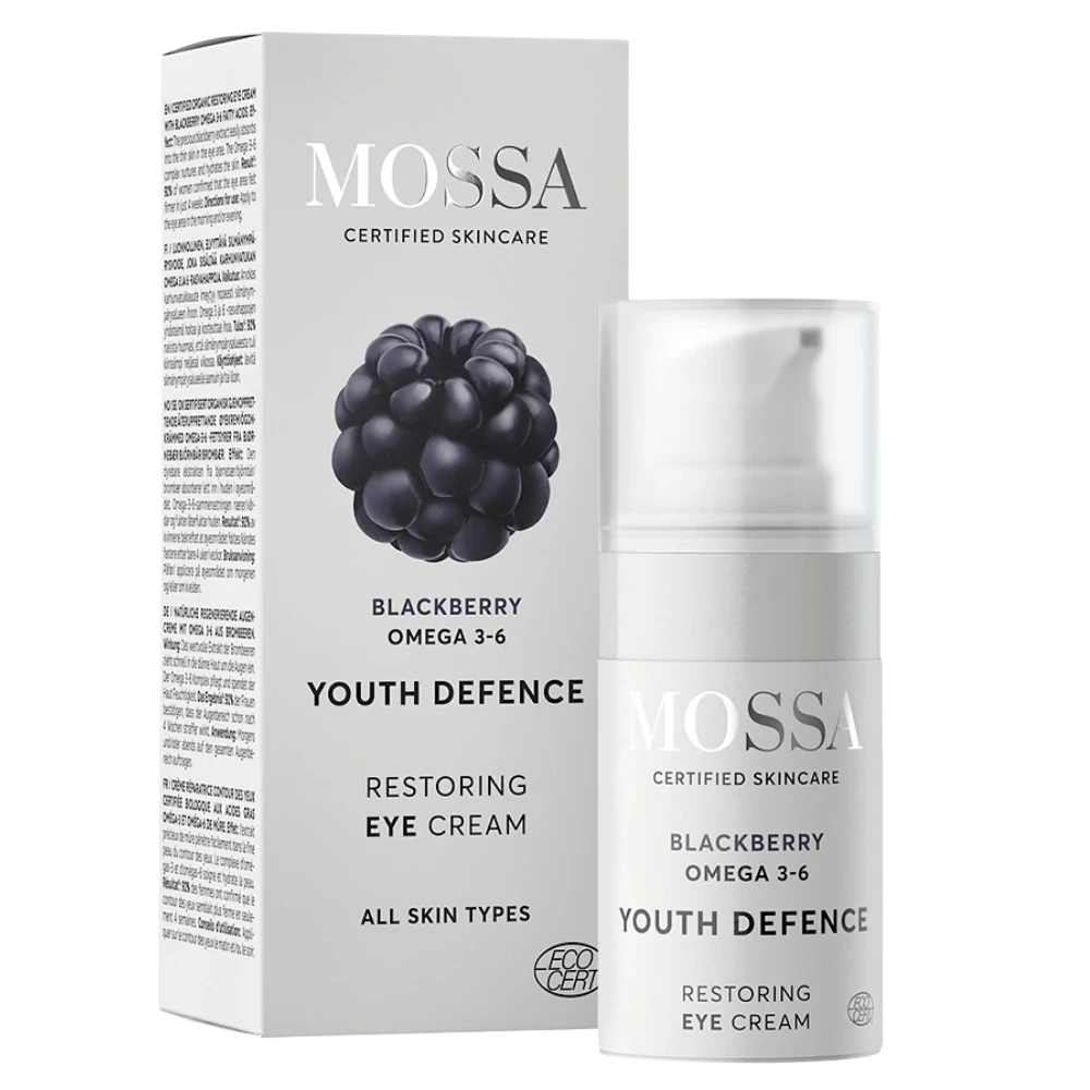mossa youth defence restoring eye cream 15ml