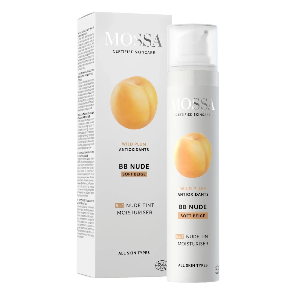 mossa youth defence bb nude soft beige 5in1 nude tint moisturiser 50ml