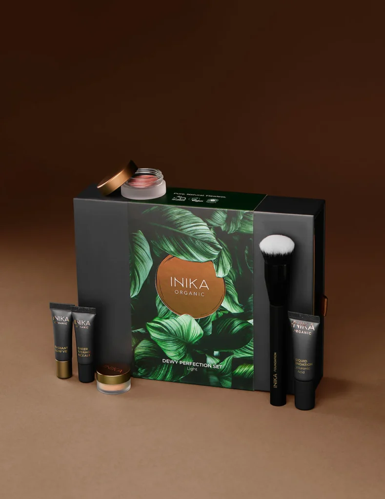 inika organic dewy perfection set