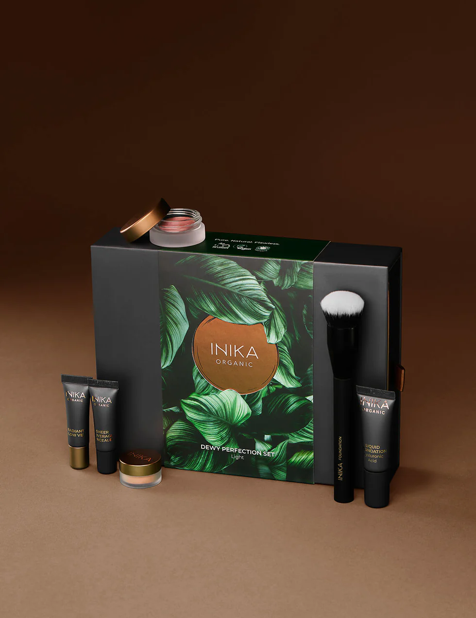inika organic dewy perfection set