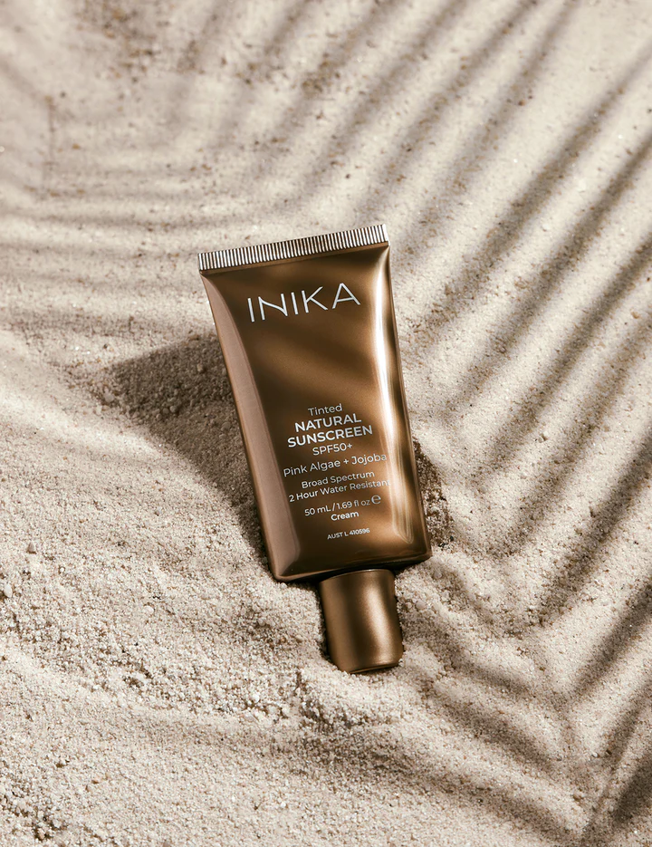 inika organic tinted natural sunscreen spf50+