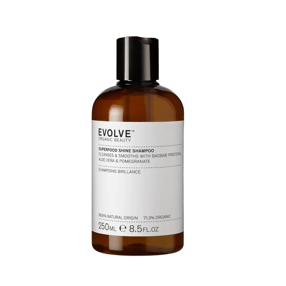 evolve superfood shine natural shampoo 250ml