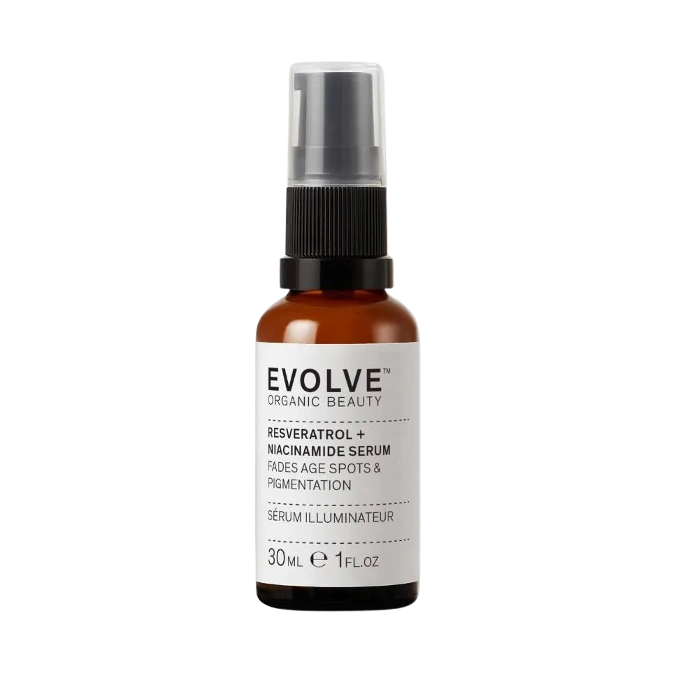 evolve resveratrol + niacinamide serum 30ml