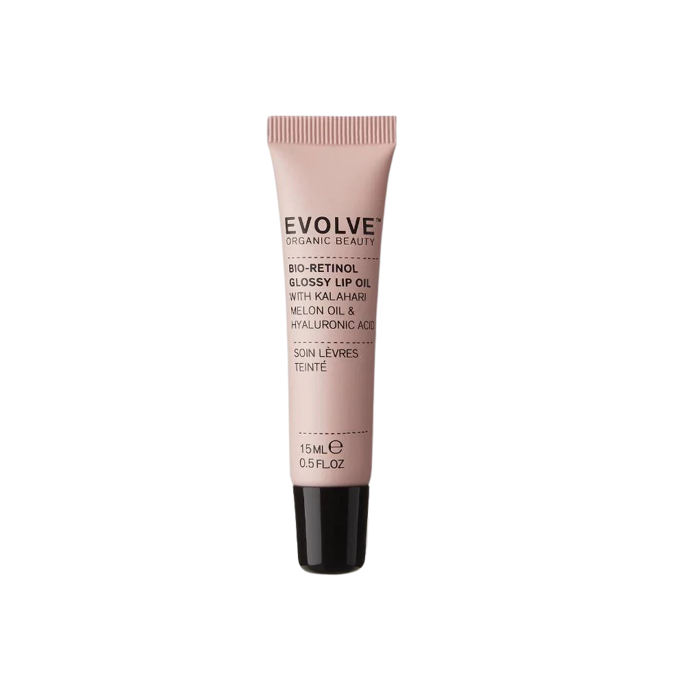 evolve bio retinol glossy lip oil 15ml