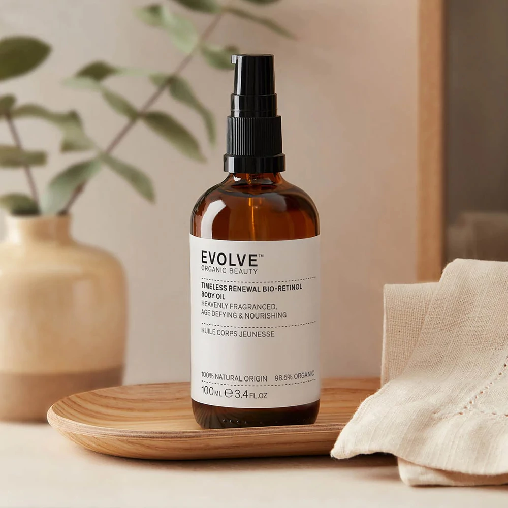 evolve timeless renewal bio retinol body oil
