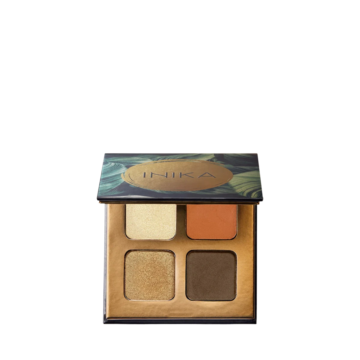 inika organic quad eyeshadow palette (sunset) 8g