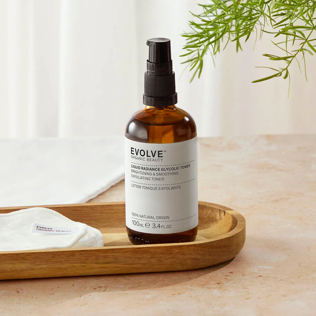 evolve liquid radiance glycolic toner