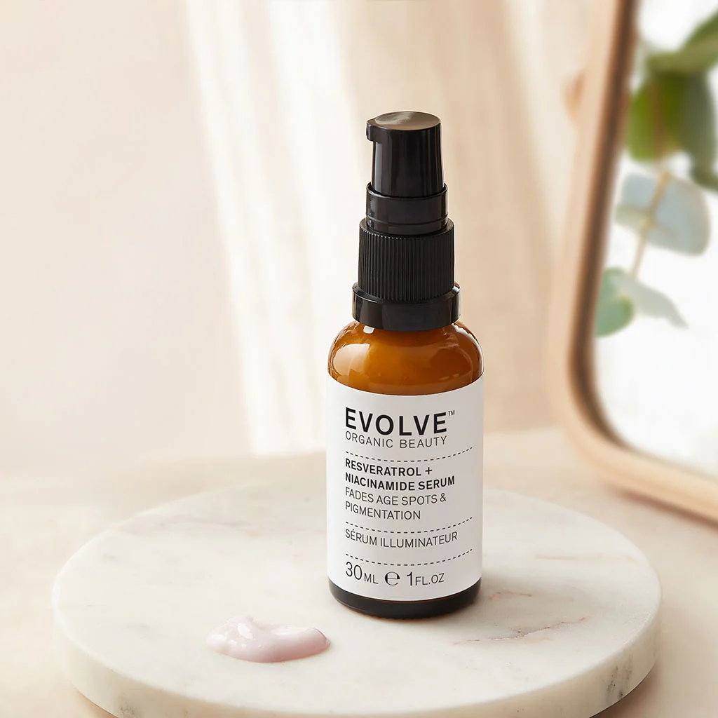 evolve resveratrol + niacinamide serum