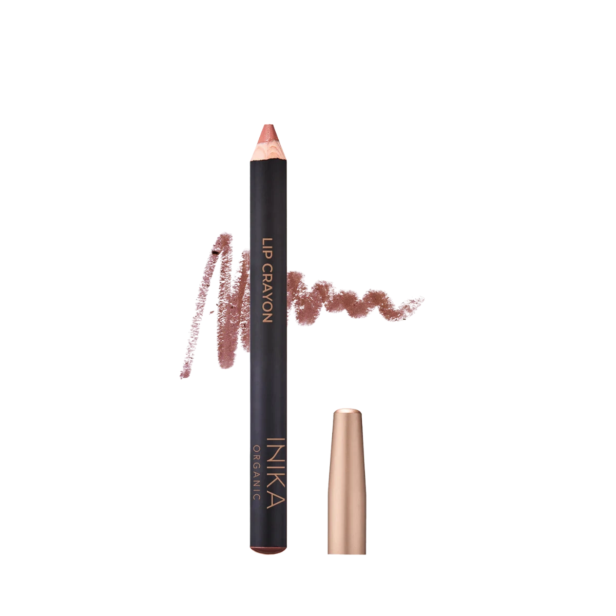 inika organic lipstick crayon 3g, tan nude