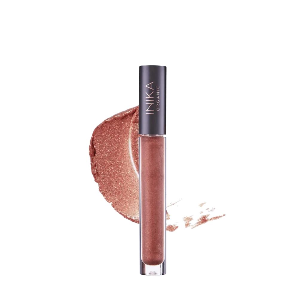 inika organic lip glaze 5ml, cinnamon