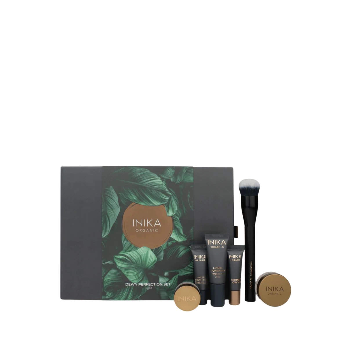 inika organic dewy perfection set light