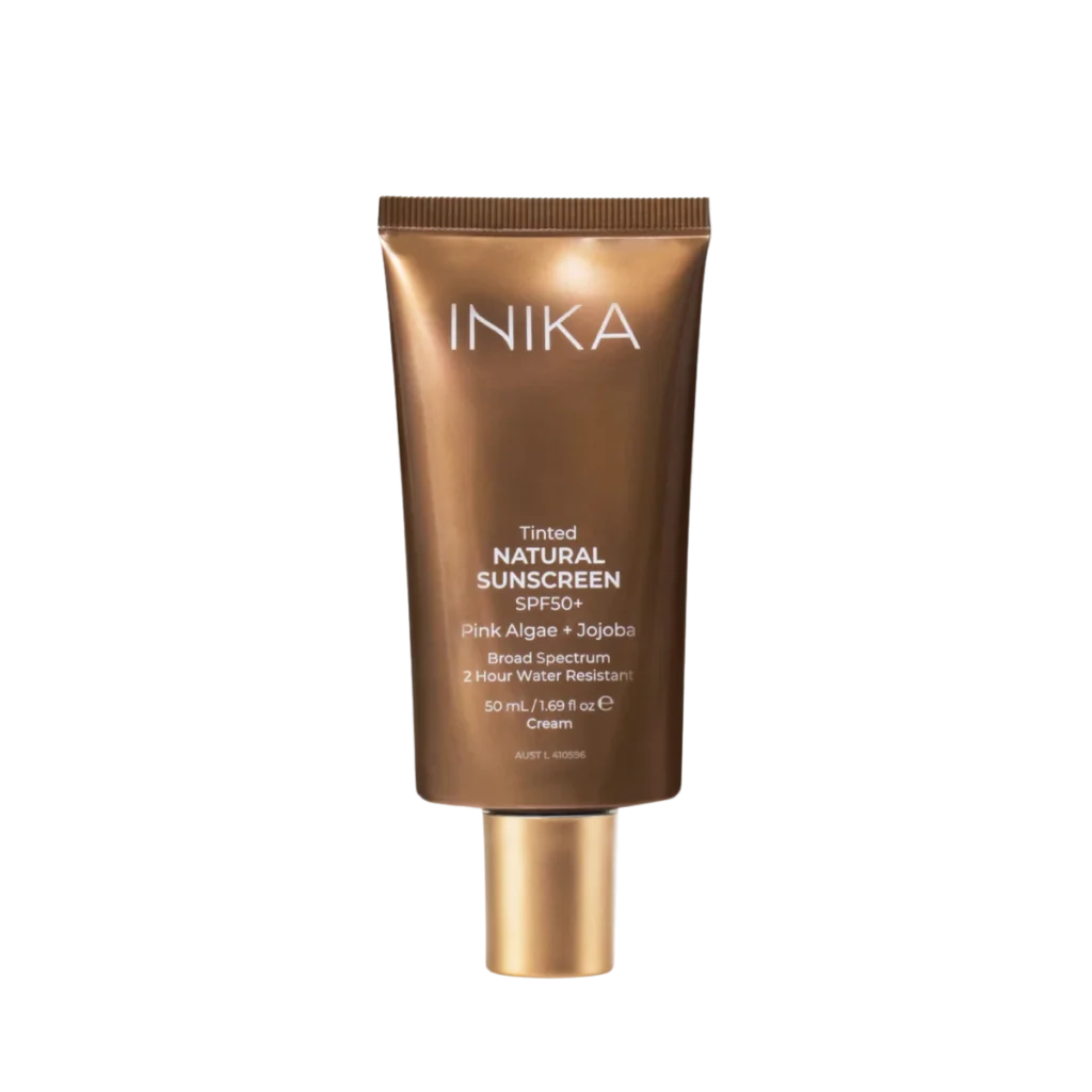 inika organic tinted natural sunscreen spf50+ 50ml
