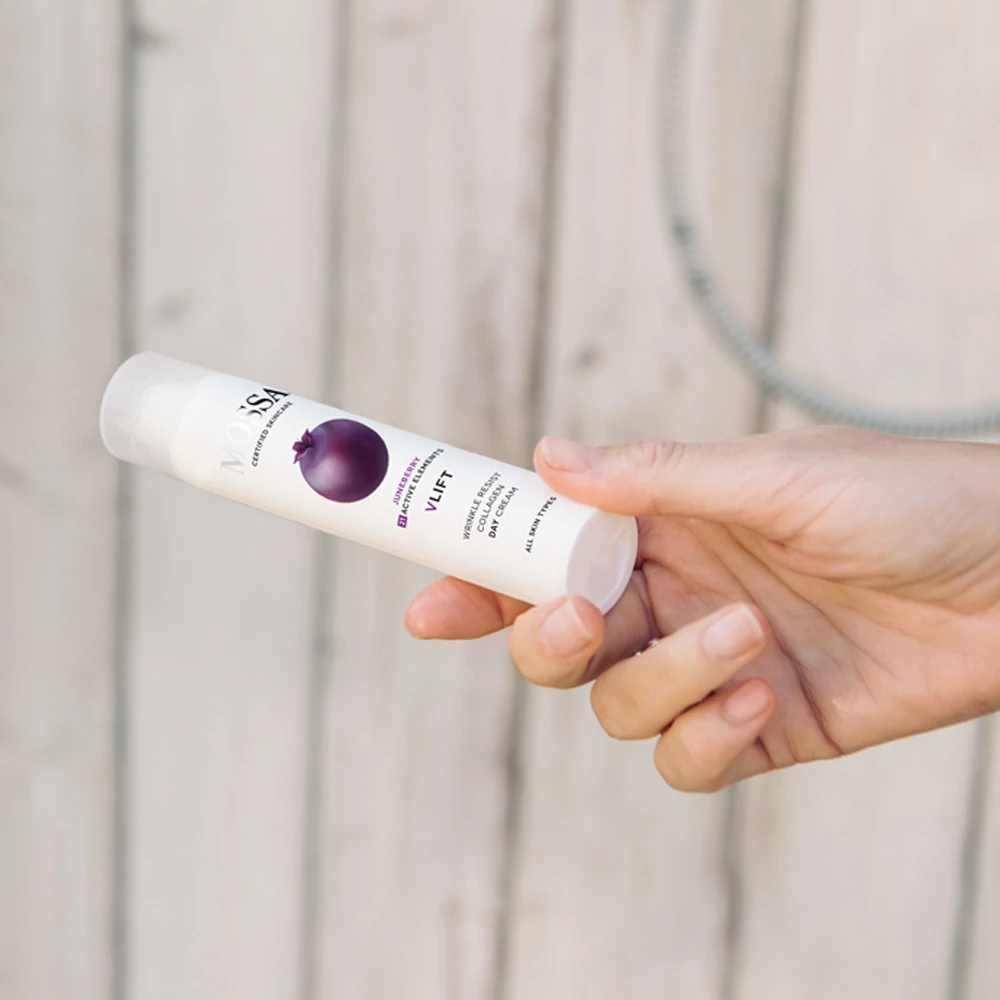 mossa v lift wrinkle resist collagen day cream