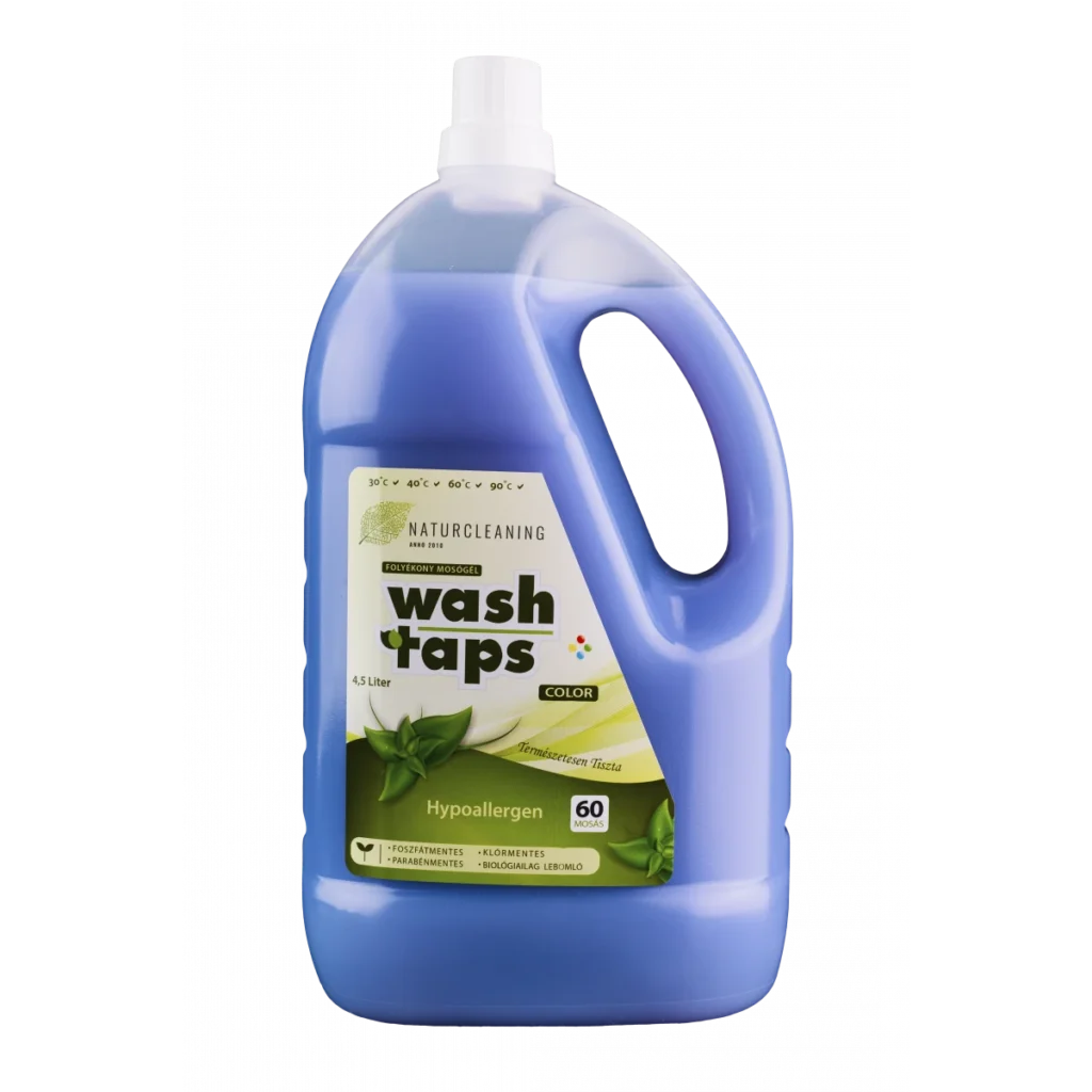 naturcleaning wash taps color hipoallergén mosógél 4.5l