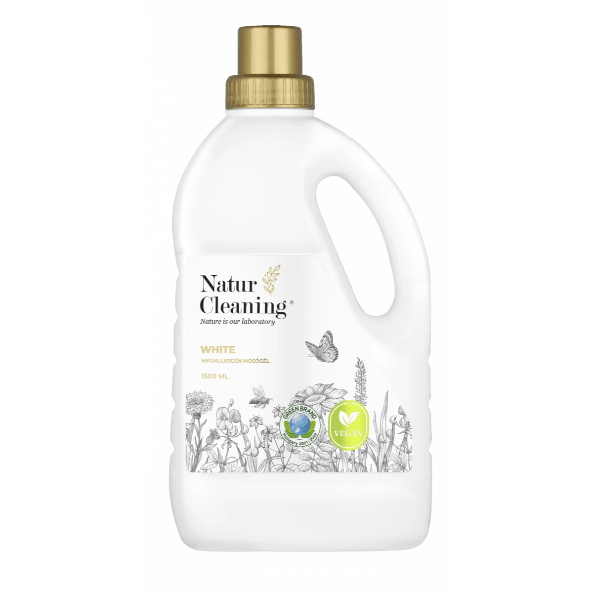 naturcleaning white hipoallergén mosógél 1.5l