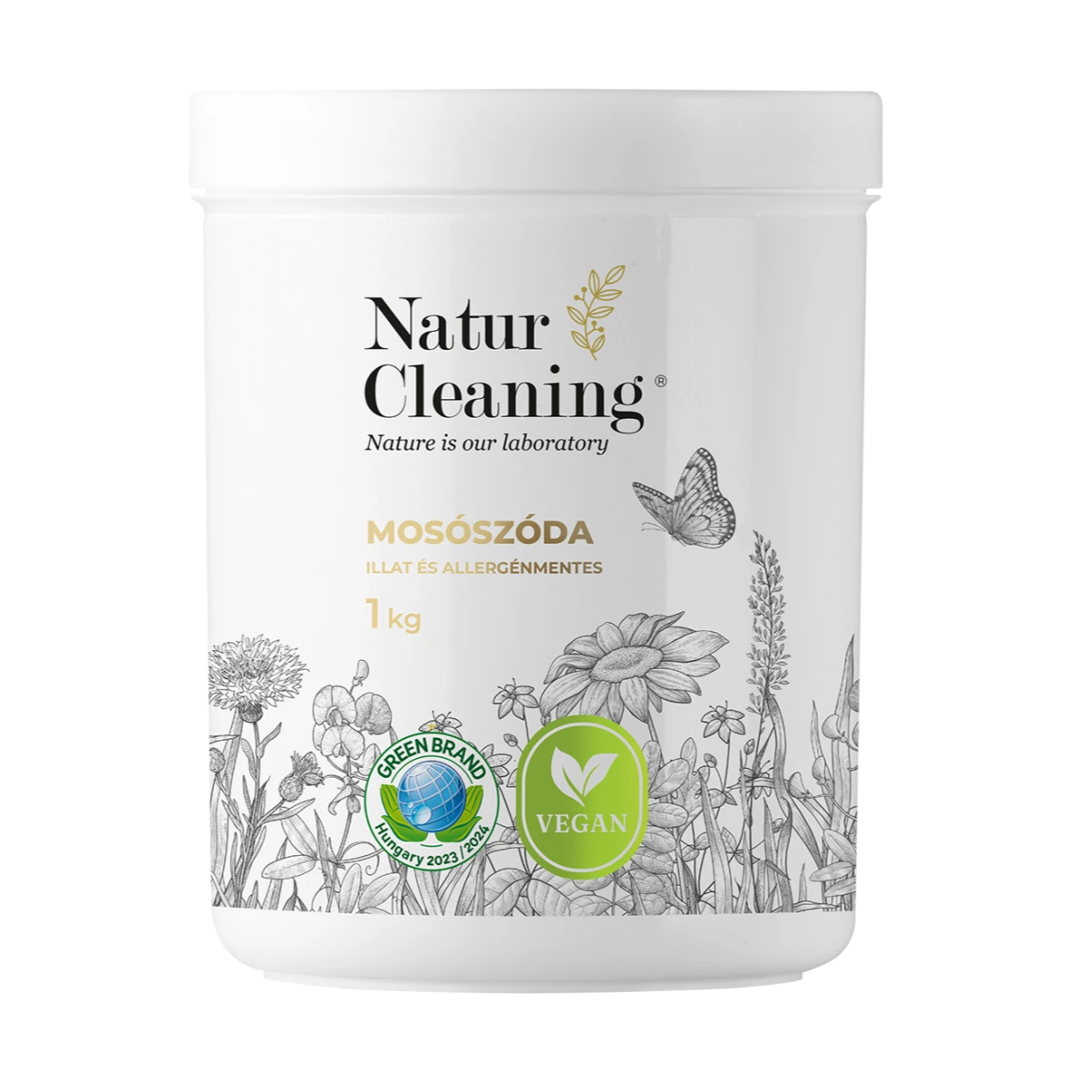 naturcleaning illat, és allergénmentes mosószóda 1kg