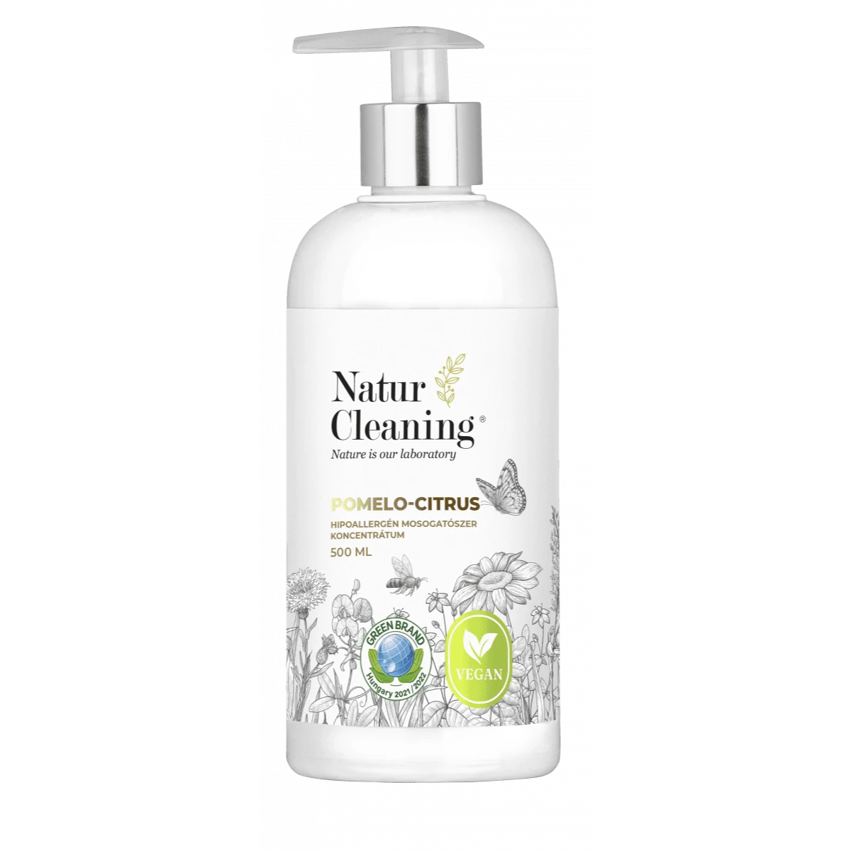 naturcleaning mosogatószer koncentrátum pomelo citrus 500ml (pumpás)