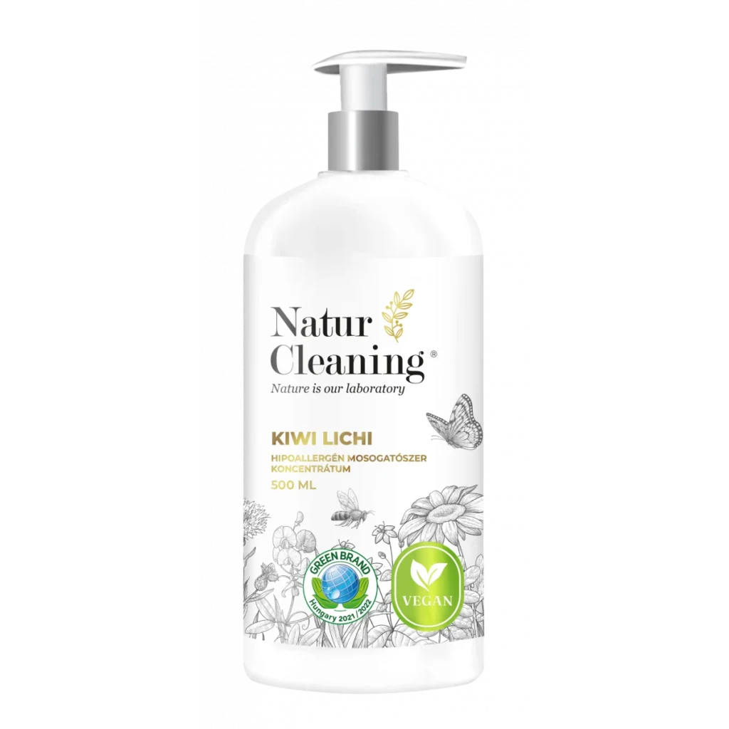 naturcleaning mosogatószer koncentrátum kiwi lichi 500ml (pumpás)