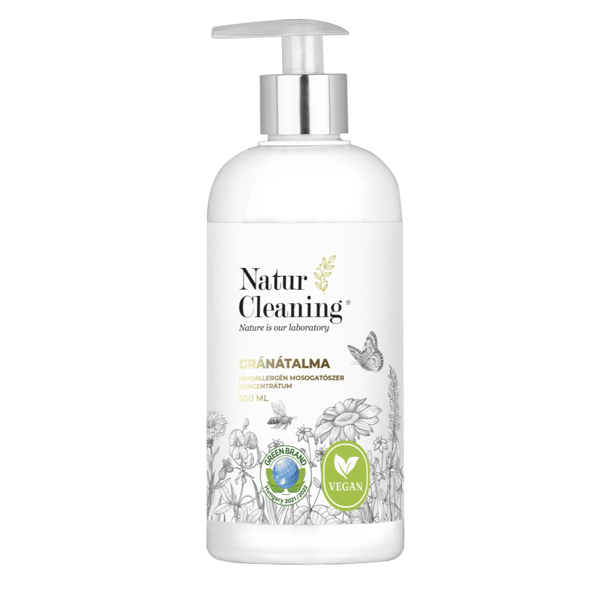 naturcleaning mosogatószer koncentrátum gránátalma 500ml (pumpás)