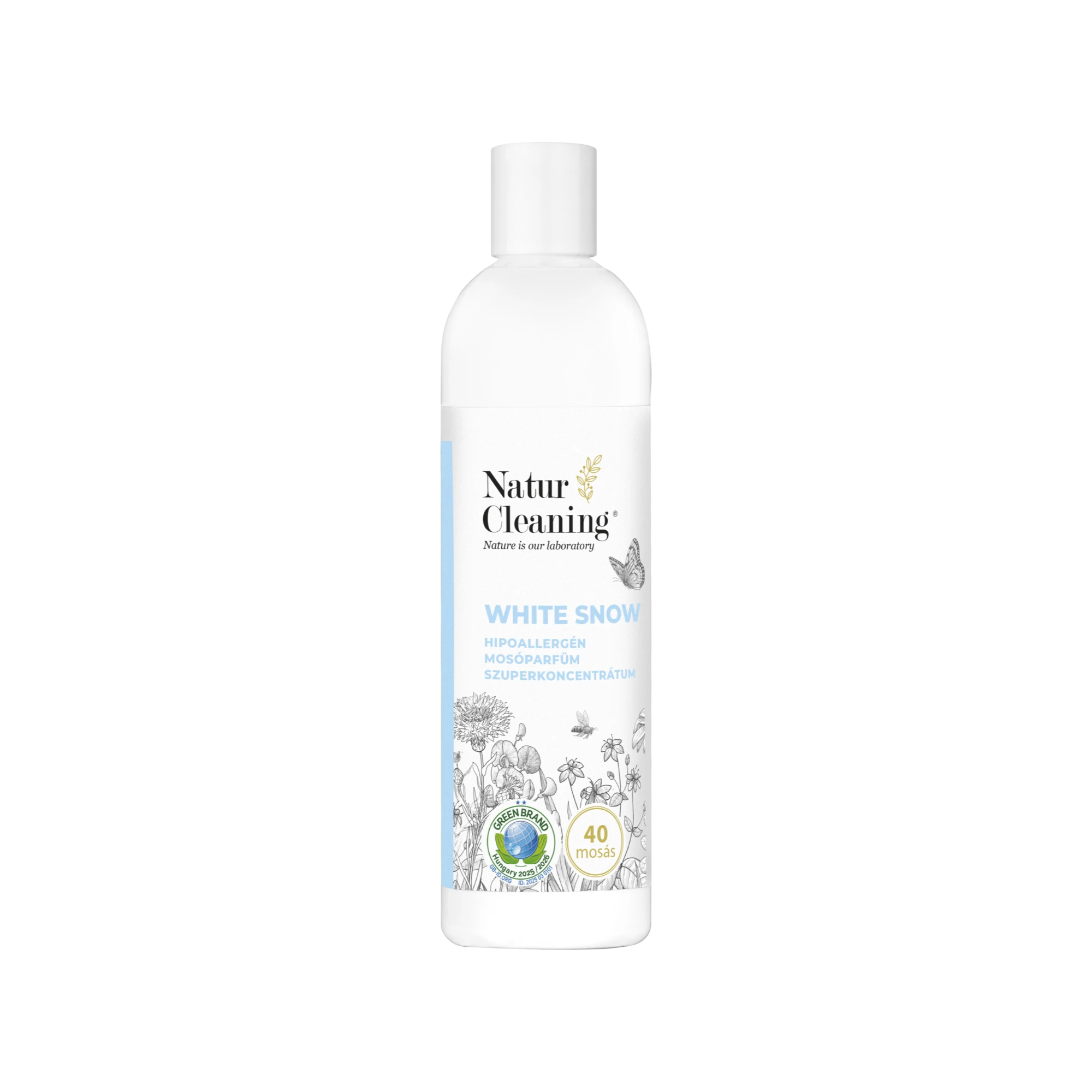 naturcleaning white snow hipoallergén mosóparfüm szuperkoncentrátum 200ml