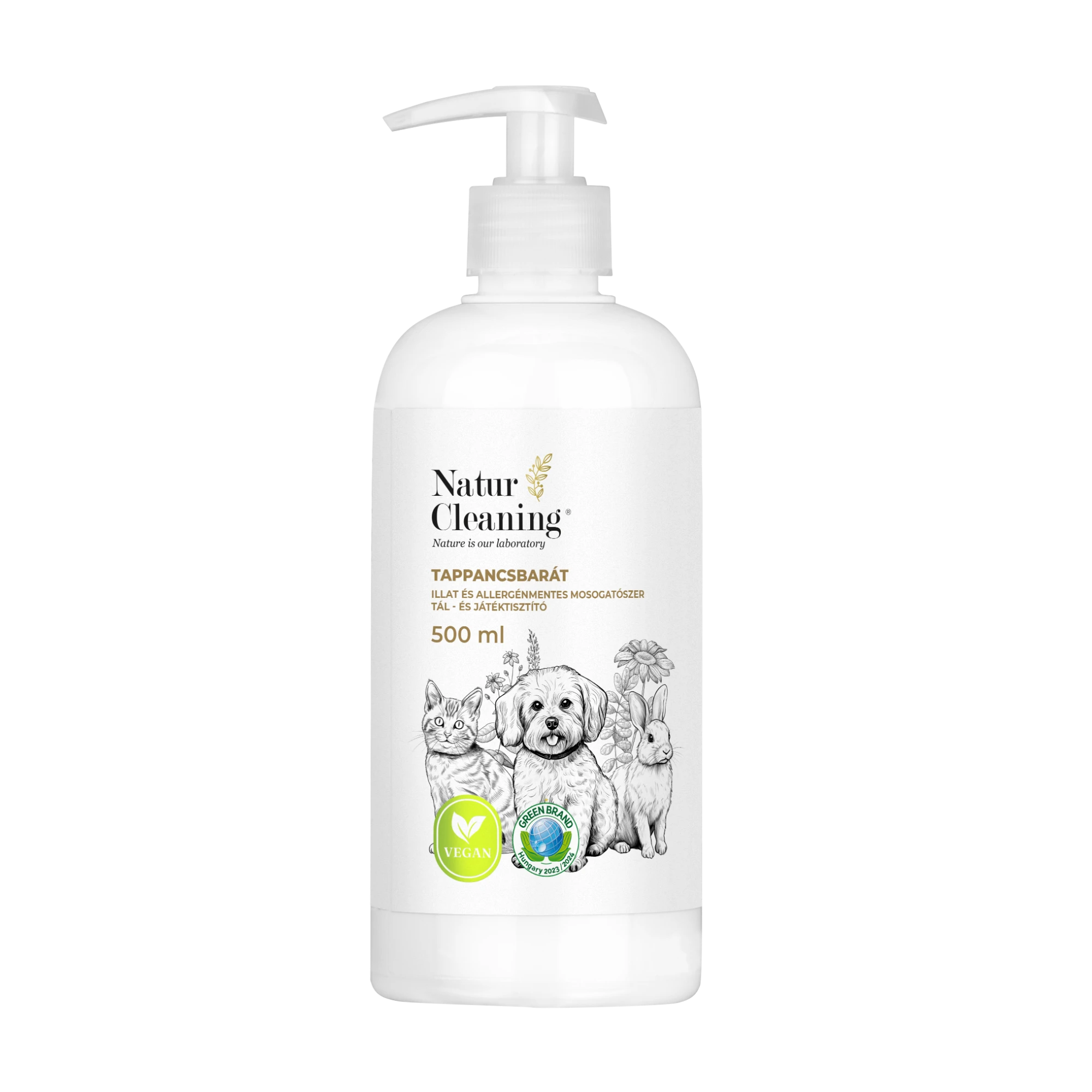 naturcleaning tappancsbarát mosogatószer tál és játéktisztító 500ml