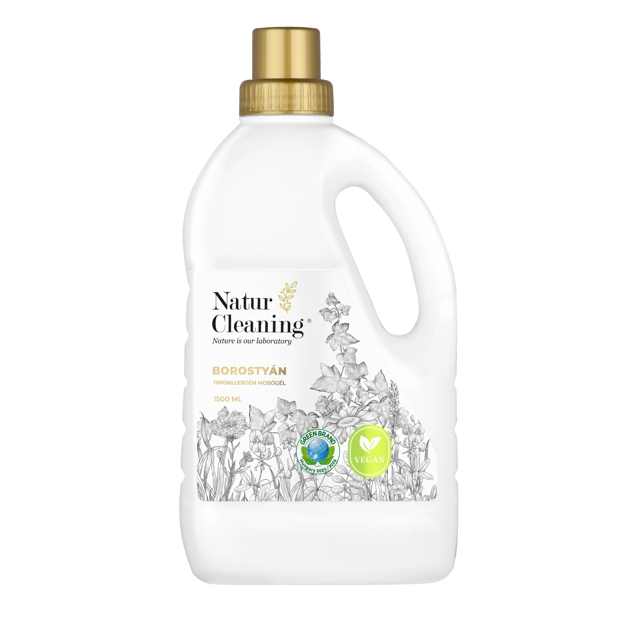 naturcleaning borostyán hipoallergén mosógél 1.5l