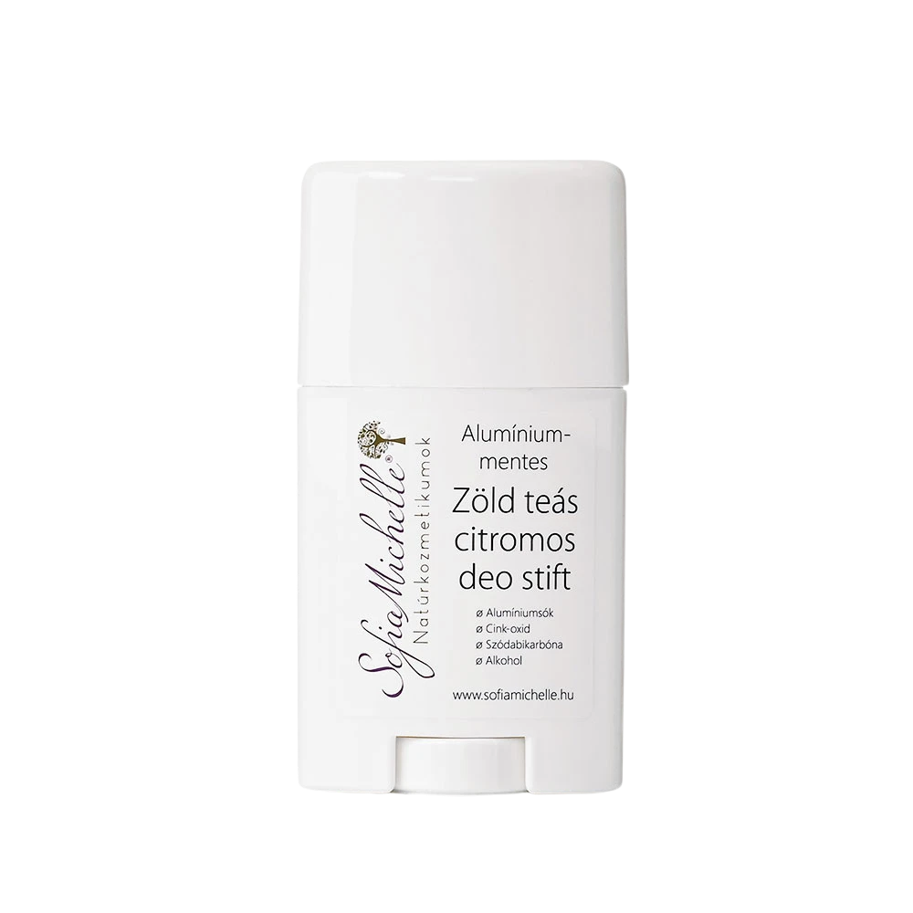 sofia michelle alumíniummentes zöld teás citromos deo stift 50ml