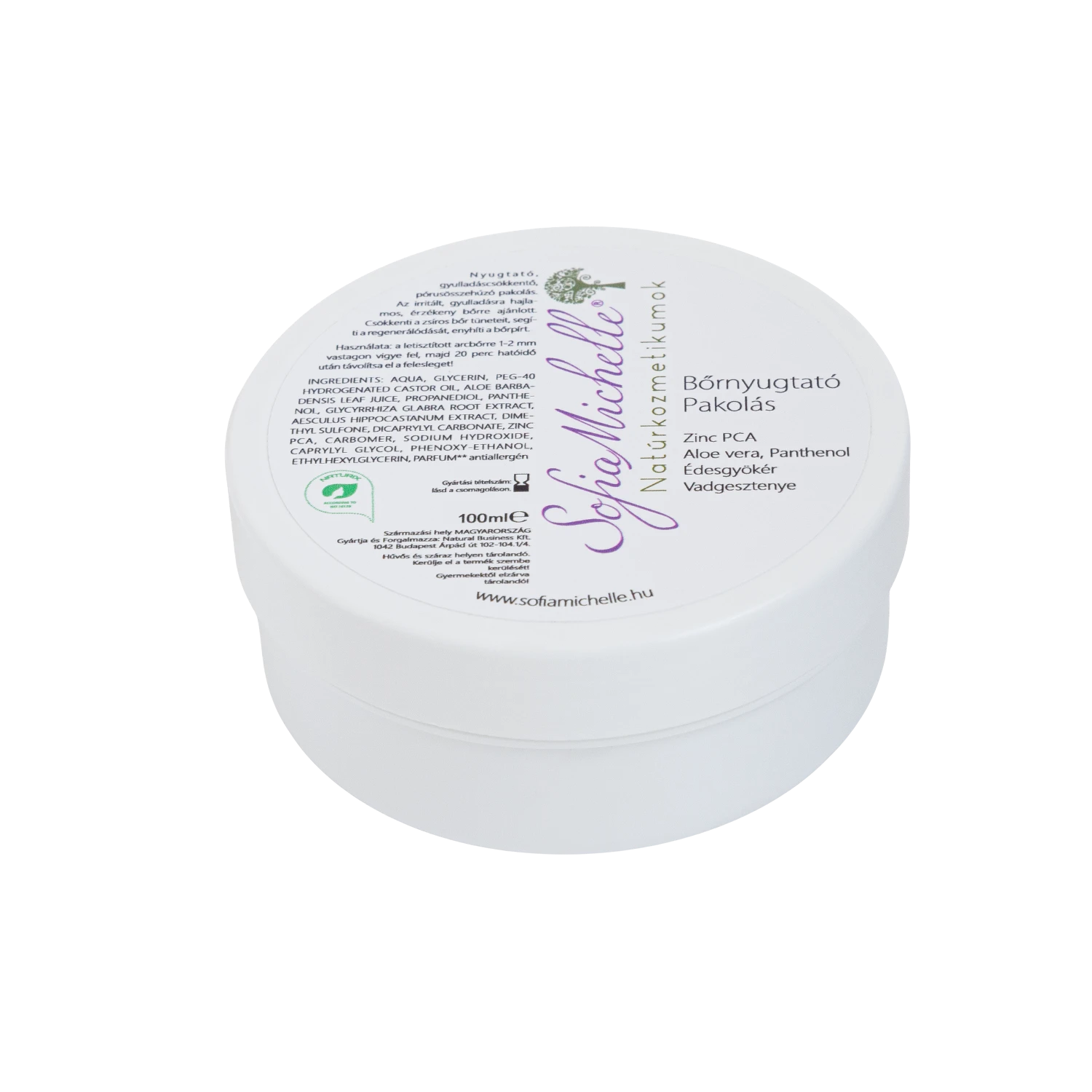 sofia michelle bőrnyugtató gélpakolás 100ml