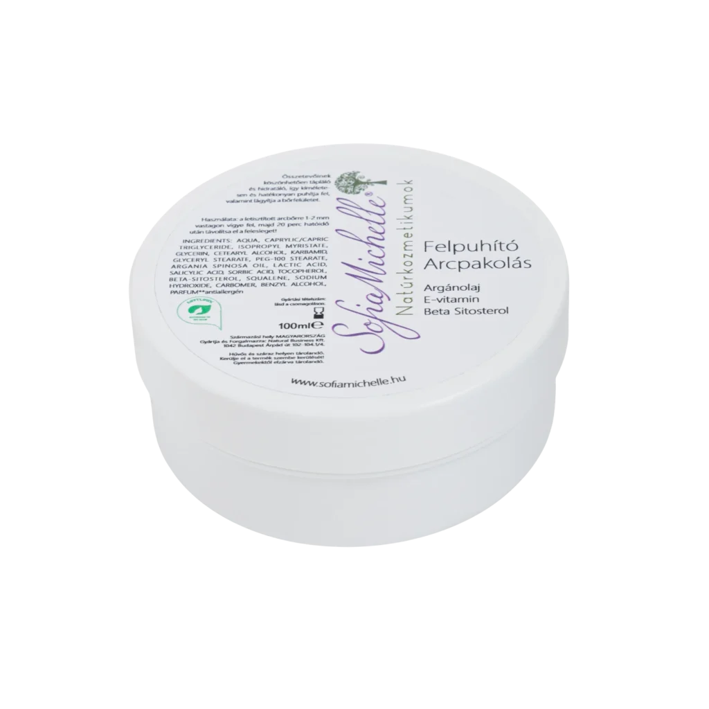 sofia michelle bőrpuhító és tápláló krémpakolás 100ml