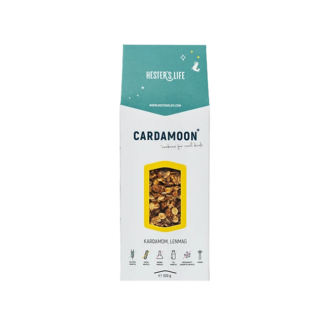 hester's life cookie 320g, cardamoon (kardamomos lenmagos)