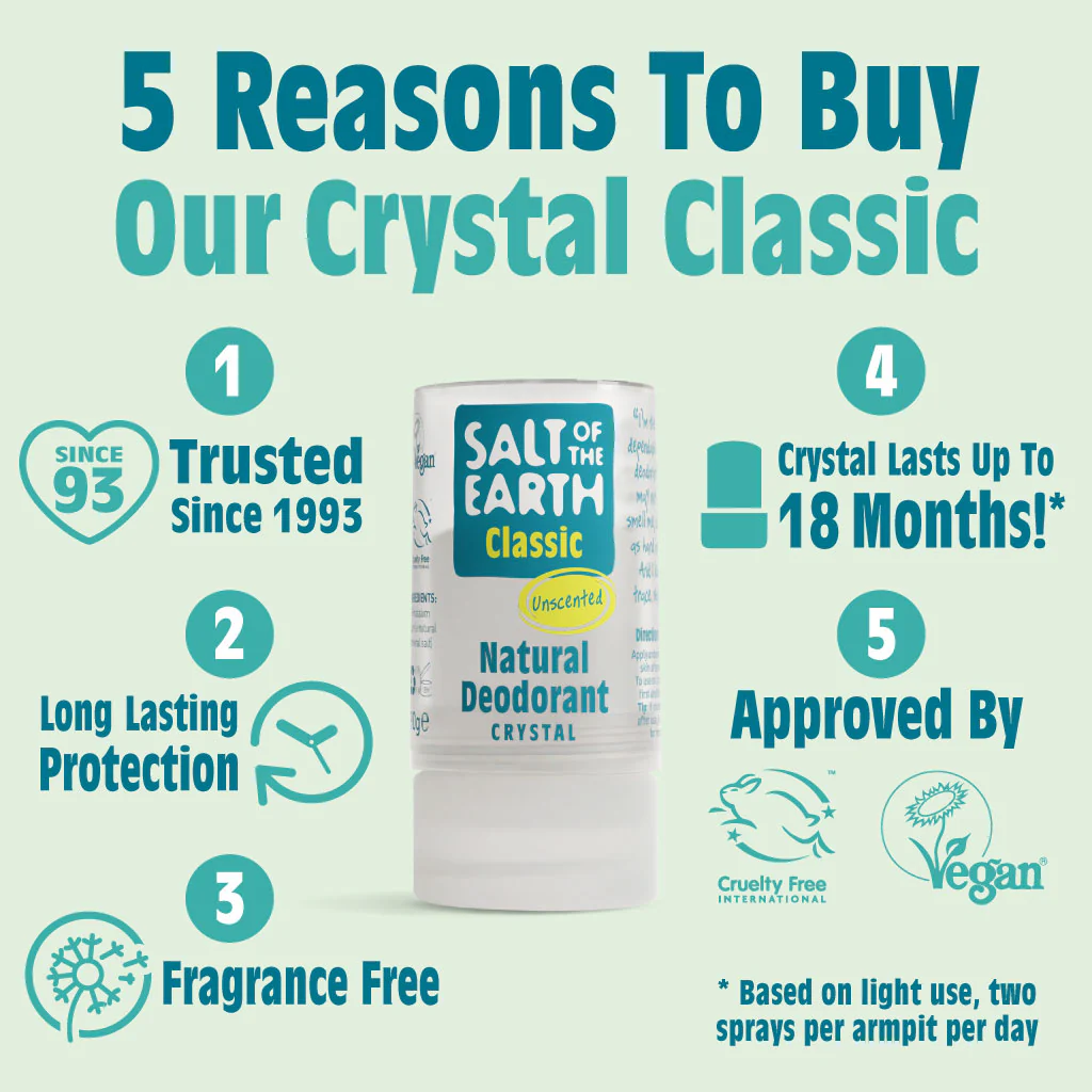 salt of the earth crystal deodorant classic
