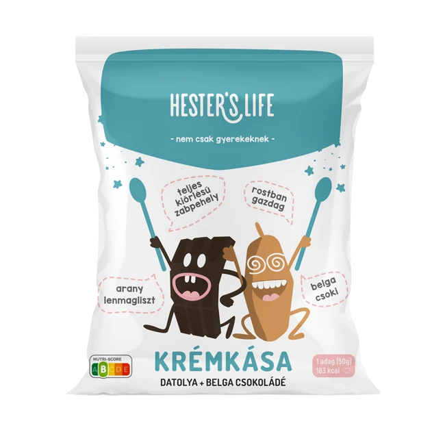 hester's life krémkása 50g, datolyás belga csokoládés