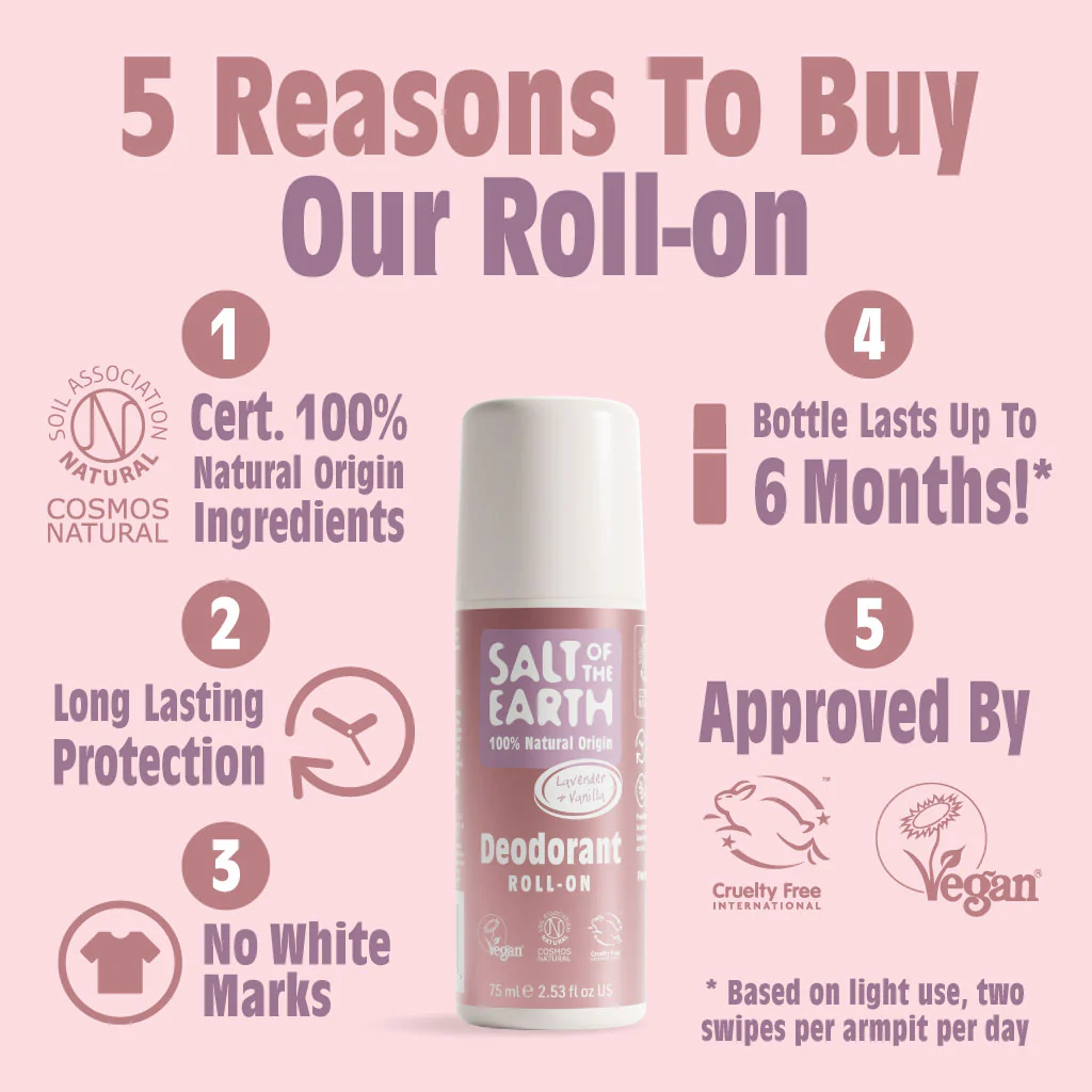 salt of the earth natural roll on deodorant