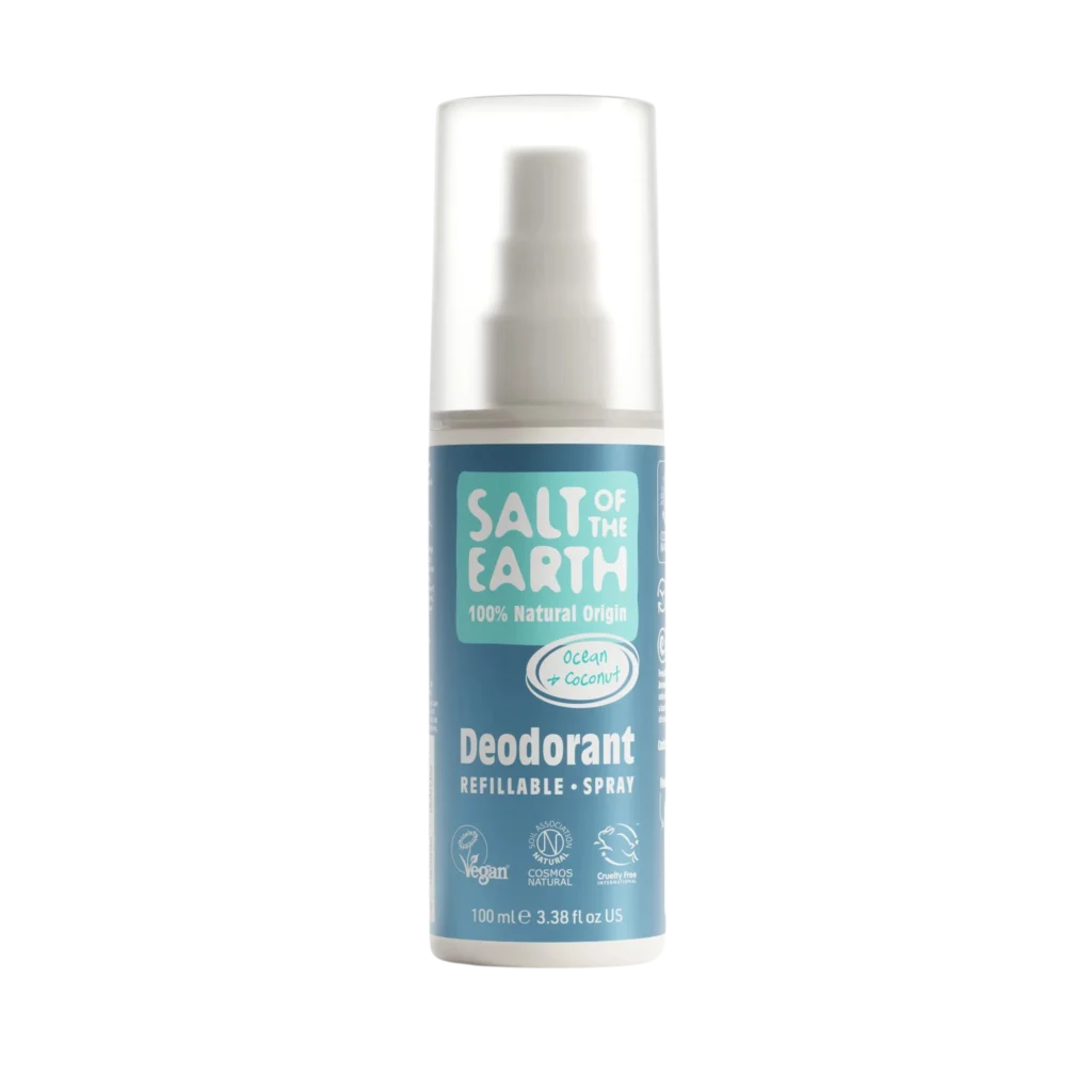 salt of the earth natural deodorant spray 100ml, Óceán & kókusz